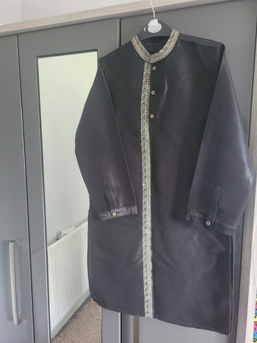 Boys black kurta kameez - boys,