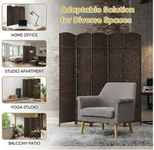 6 Panel Folding Paravent Room