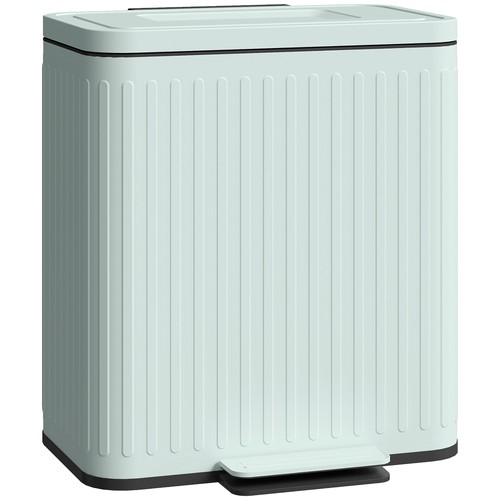 Homcom 20l double rubbish - x,