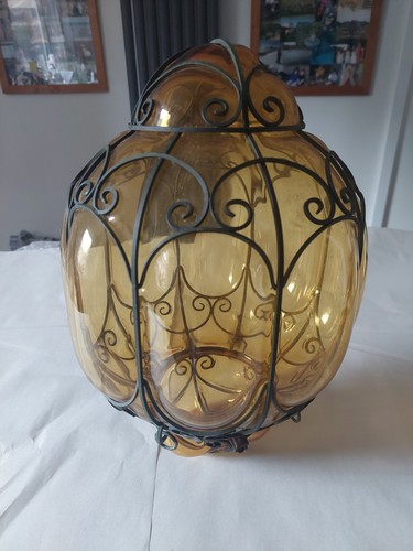 Antique victorian lamp shade