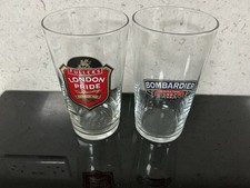 2 English Pint Glasses