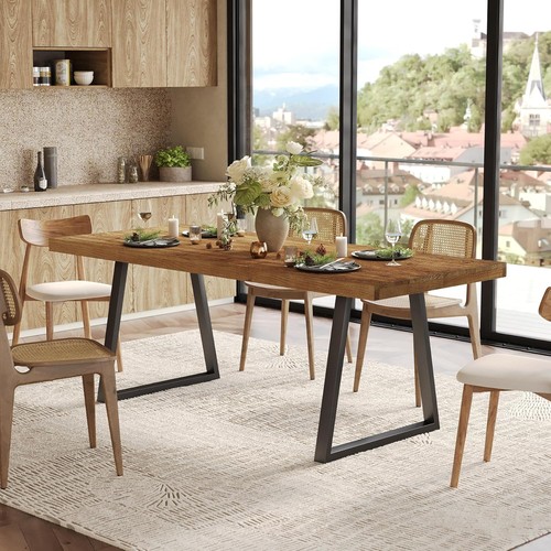 Inch solid wood dining - 63-inch,