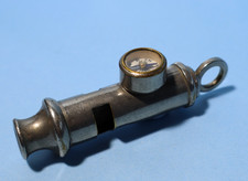 Antique The Emca Boy Scouts Whistle with Miniature Compass #ESK