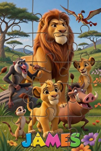 Personalised lion king kids - lion,