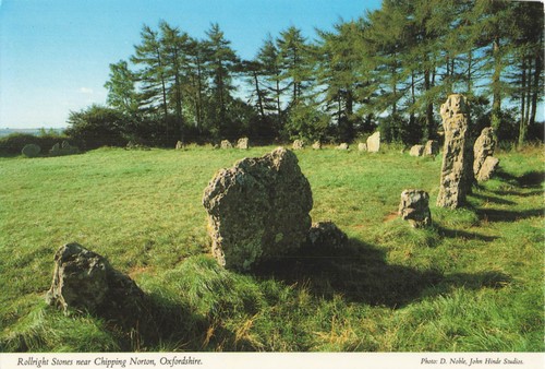 Postcard the rollright - postcard,