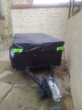 car trailer ideal for camping or odd tip run approx 4 ft x 3 ft  by 18 inch dept