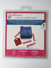 Spellbinders Grand Templates Square Petal Top Box Die Set Dies Discontinued Rare