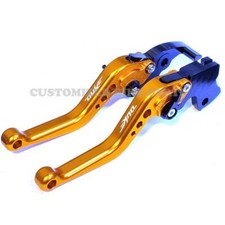 KTM Duke 125 200 390 2013-2023 ORANGE SHORT ADJUSTABLE BRAKE & CLUTCH LEVER SET