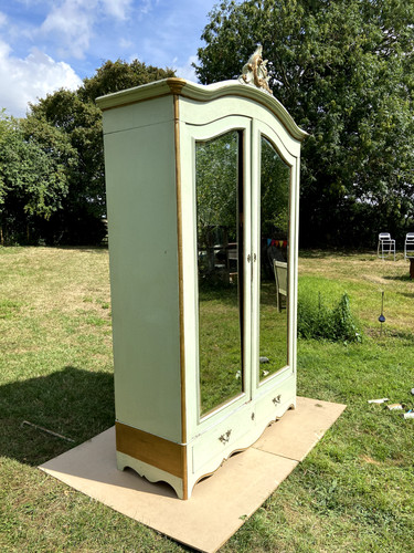 Antique french armoire - armoire, double