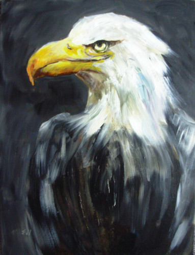 Bald eagle original painting - bald,