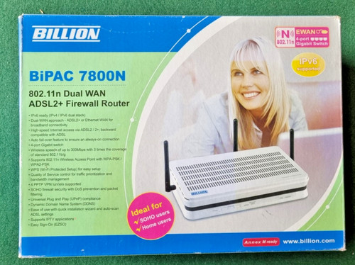 Billion bipac 7800n 802 - bipac, 802.11n