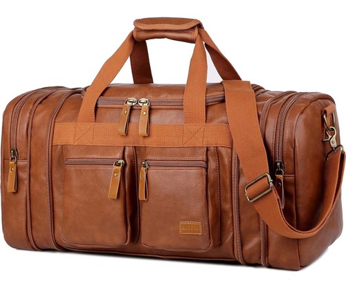 Vegan leather travel - vegan, duffel