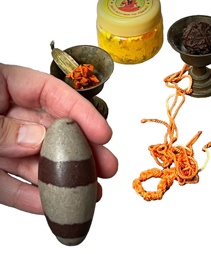 Shiva lingam egg shaped - lingam, stones