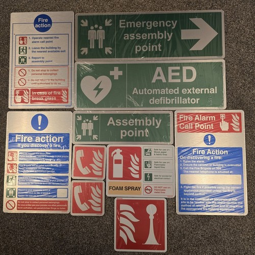 Bundle safety signs joblot - bundle, of