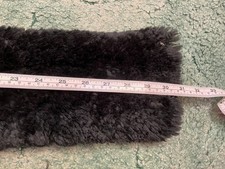 Sheepskin Girth Sleeve KM Elite  Black  31 inches long  4 1/2  inches wide