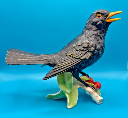 Goebel blackbird porcelain - goebel,
