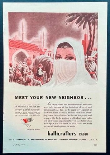 1944 hallicrafters wwii - 1944, radio