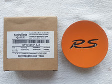Porsche 997 GT3 RS Gen1 Orange Wheel Center Cap 7PP601150A 8Z8 ONE GENUINE PART