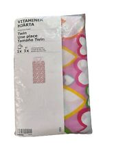 IKEA VITAMINER HJÄRTA Twin Duvet Set + Pillowcase Hearts Pink Girls Barbie New