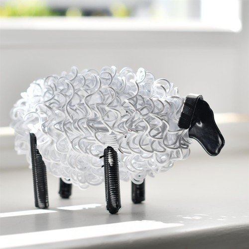 Metal sheep ornament rustic - sheep,