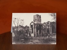 Fountains Abbey, Several Ground Level Ruins in Front of the Main Abbey - A5 Card
