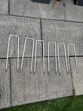 6 X  Croquet Hoop Antique