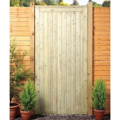Wooden garden gate 915x1829mm - wooden,