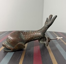 Antique French Bronze Dolphin