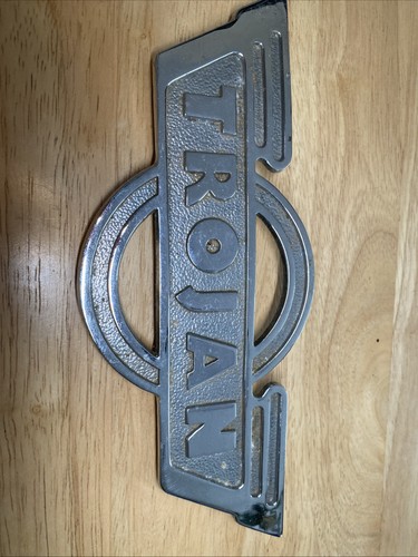 Trojan vintage vehicle badge - trojan,