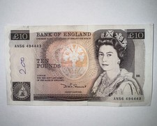 Ten Pound £10 Old Note