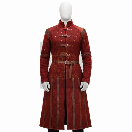 Medieval red gambeson padded - medieval,