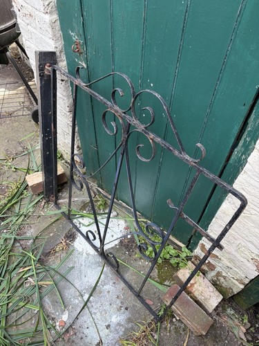 Antique wrought iron - iron, gate