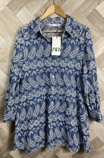 ZARA The Ivy Dress Blue &