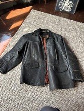 Harley Davidson Townsman Black Horsehide Leather Jacket