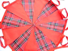 TARTAN FABRIC BUNTING. BURNS