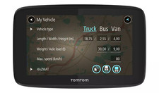 TomTom GO Professional 520 5 Inch UK EU Traffic Truck, Lorry Sat Nav Wifi