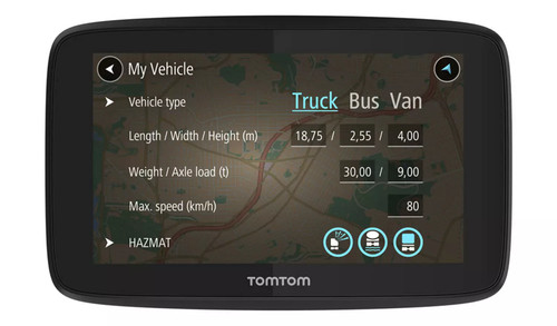 Tomtom sat nav - sat, professional