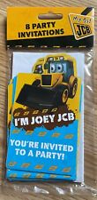 Joey JCB Party Invites