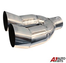 Stainless Steel Exhaust Twin