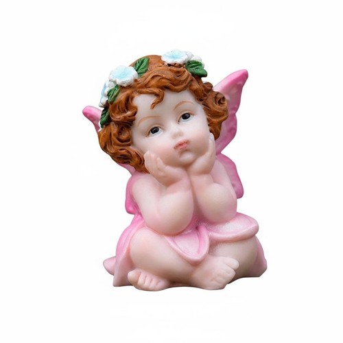 Flower fairy figurine - flower,