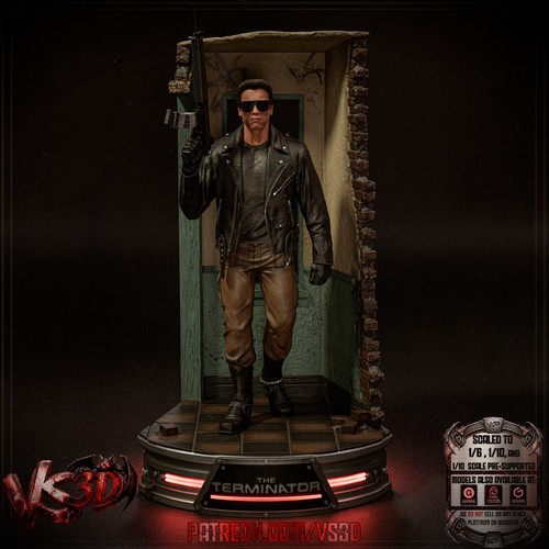 Terminator 1984 vs3d fan - 1984, by