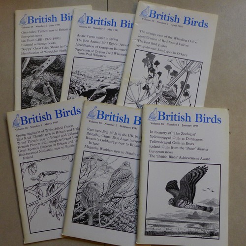 British birds magazines - british,