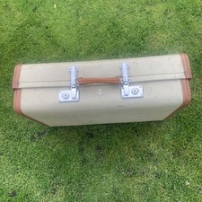 Large Vintage REVELATION Hard Shell Suitcase Luggage expanding locks travel case