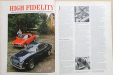 Original CC 1986 extracted mag article LANCIA FULVIA '71 HF and '72 ZAGATO sport