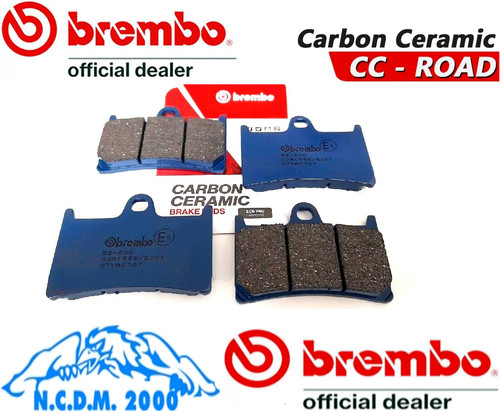 Front brake pads brembo blue - brake,