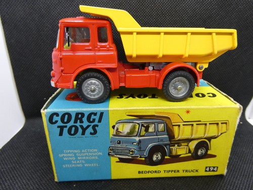 Corgi 494 bedford tipper truck - corgi,