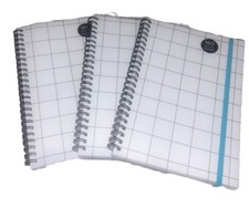 3 X A5 Spiral Bound Note Pad