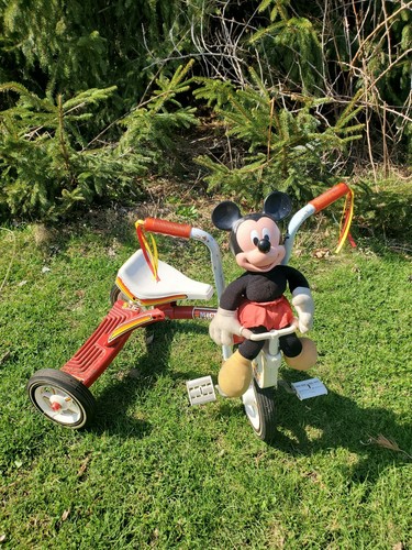 Vintage mickey mouse tricycle - vintage,