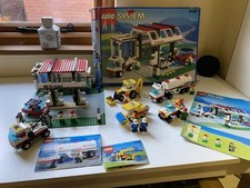 vintage Lego 6397 Gas N' Wash Express 1992 Town City Set RETIRED manual vehicles