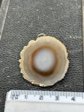 Geode necklace quartz piece - necklace,